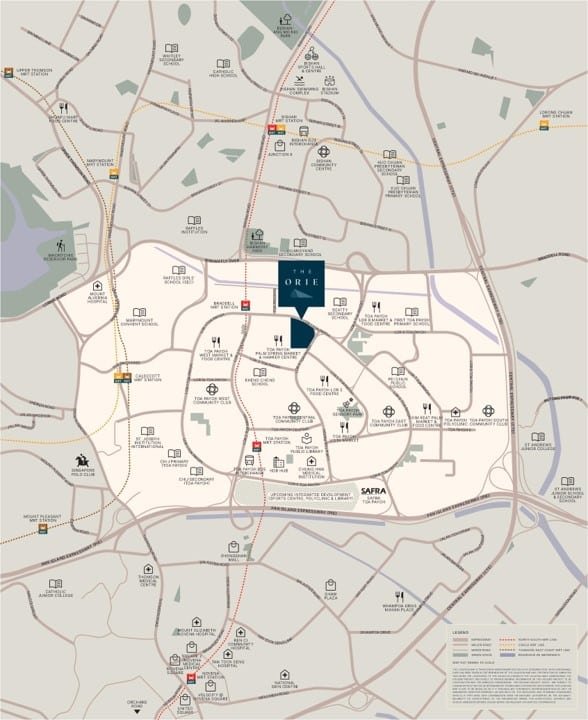 The-Orie-Condo-Location-Map